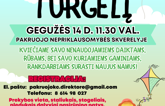 Kviečiame registruotis į ŠEIMŲ TURGELĮ!