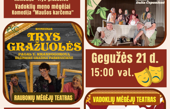 Klovainiai kviečia į Teatrų pavasarį!