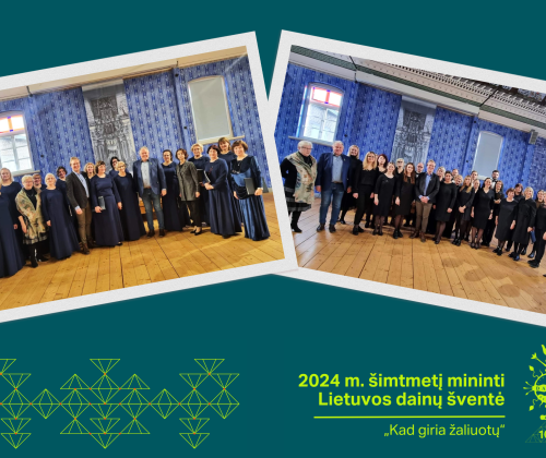 Chorai ruošiasi į šimtmečio dainų šventę „Kad giria žaliuotų“!