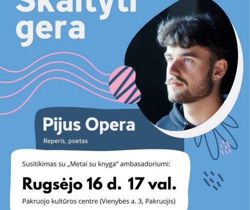 Biblioteka kviečia – „Metai su knyga: skaityti gera!“