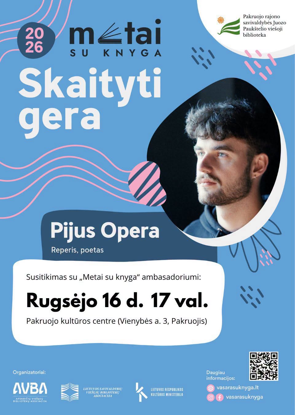 Biblioteka kviečia – „Metai su knyga: skaityti gera!“