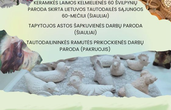 Kviečiame į tautodailės parodos atidarymą Pakruojo kultūros centre