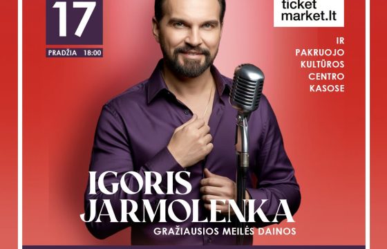 Ypatingas vakaras su Igoriu Jarmolenka ir programa „Gražiausios meilės dainos“!